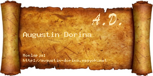 Augustin Dorina névjegykártya