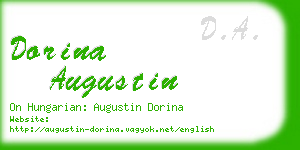 dorina augustin business card